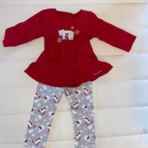 American Girl Doll Playful Polar Bear Pajamas